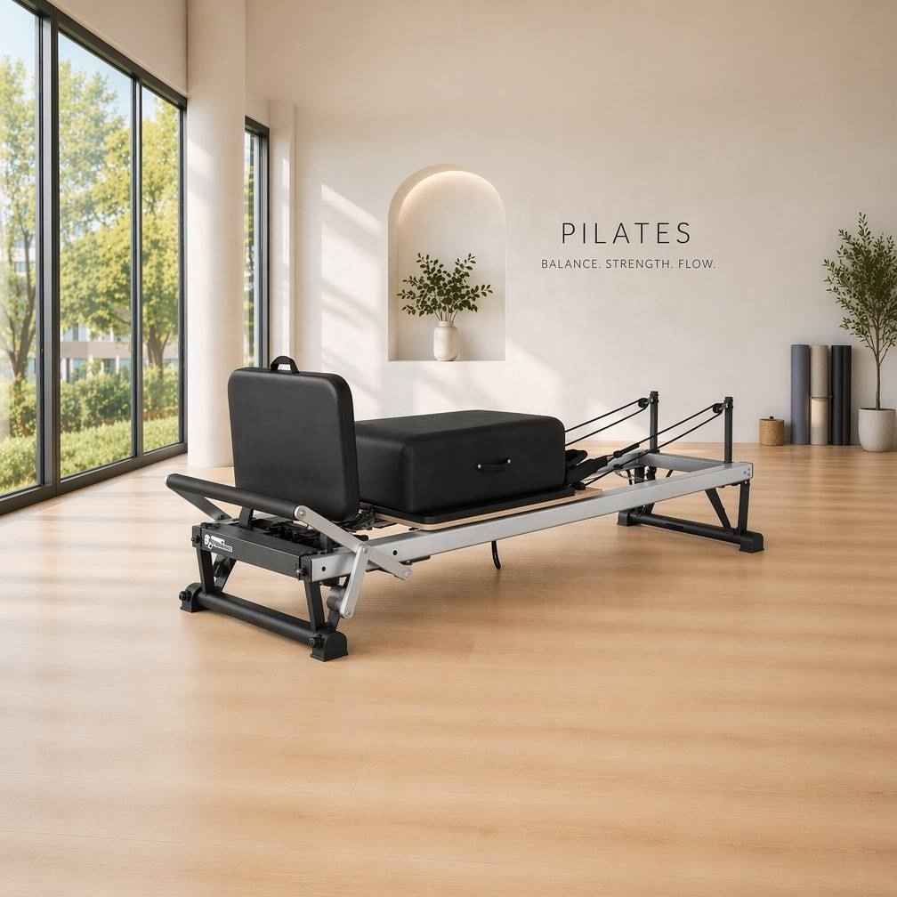 Yoga Fitness Reformer - เตียงพิลาทิส รุ่นใหม่ ดีไซน์ทันสมัย สำหรับใช้ในบ้าน สตูดิโอโยคะ ฟิตเนส
