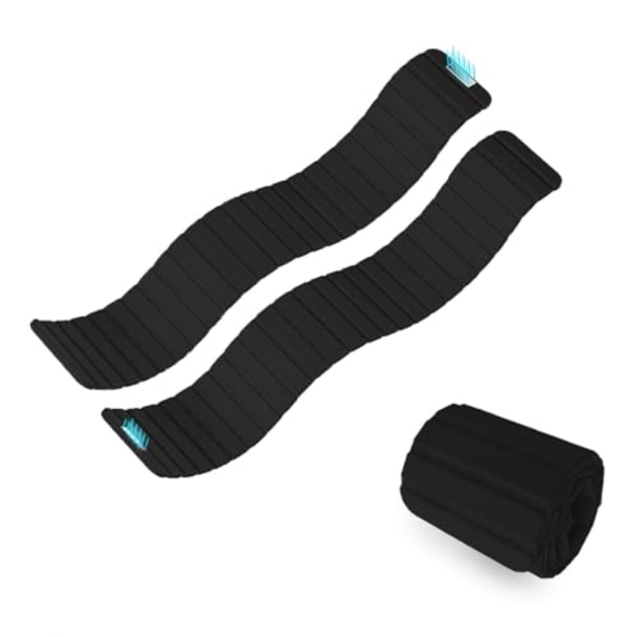 Ankle Weights - ชุดน้ำหนักข้อมือและข้อเท้าสำหรับออกกำลังกาย สำหรับผู้ชายและผู้หญิง ทำจากนีโอพรีนสีดำ ทนทาน พร้อมตัวล็อคแม่เหล็กแบบปรับได้ เพื่อการออกกำลังกายที่เข้มข้น