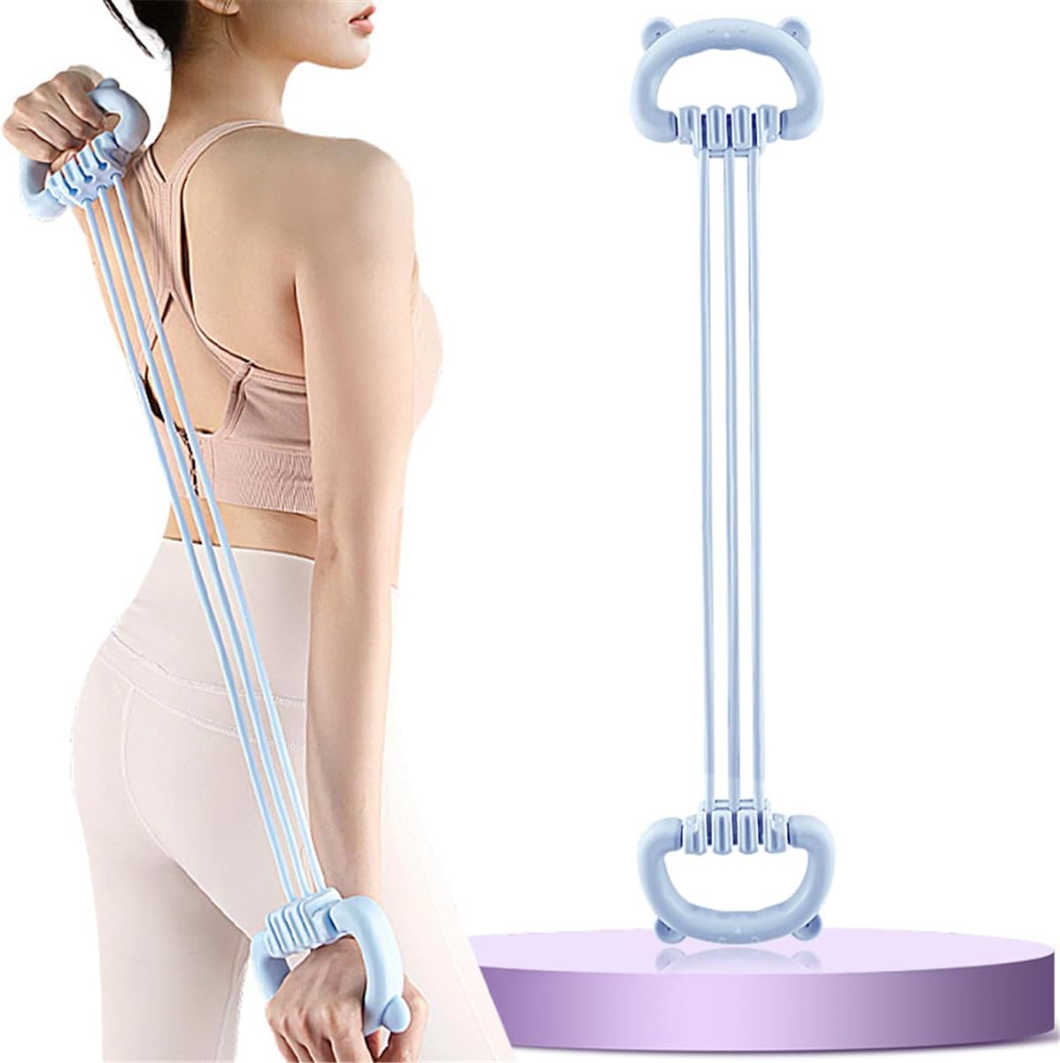 Figure 8 Resistance Band - ยางยืดรูปเลข 8 สำหรับผู้หญิงและผู้ชาย 15-90 ปอนด์, ยางยืดออกกำลังกาย