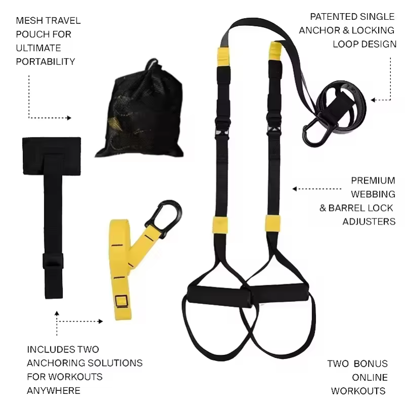 สายรัดออกกำลังกายแบบแขวนสำหรับ - Yoga Fitness Trx บทวิจารณ์และราคา