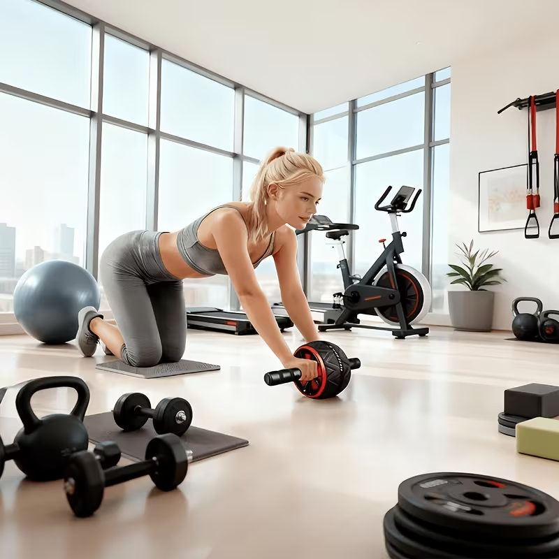 ล้อบริหารหน้าท้องและแผ่นรองเข่ - Gym Floor Mats บทวิจารณ์และราคา