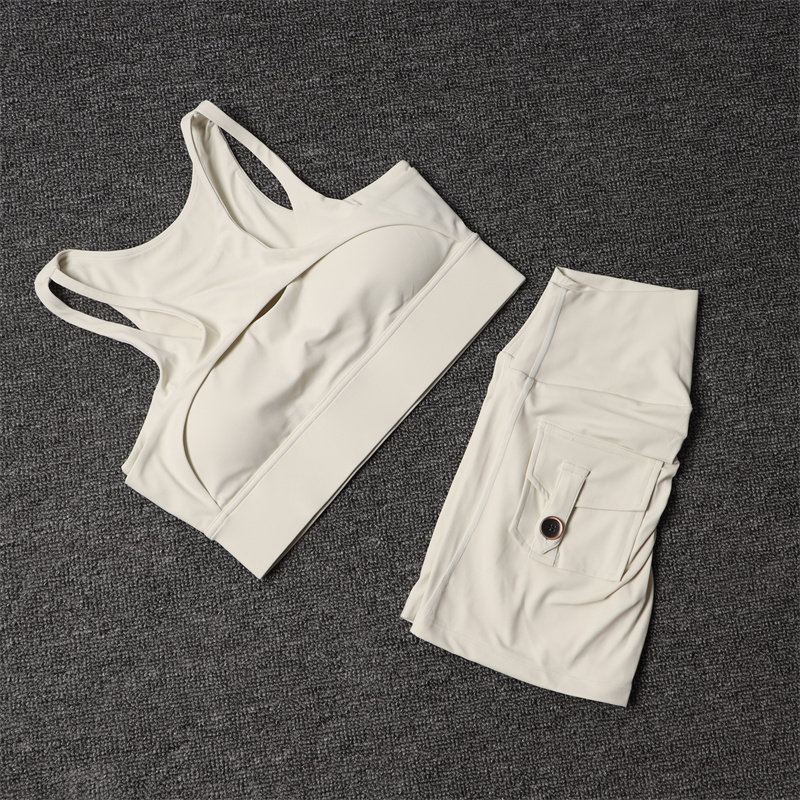 กางเกงขาสั้นออกกําลังกายชุดโยค - Yoga Fitness Kit บทวิจารณ์และราคา