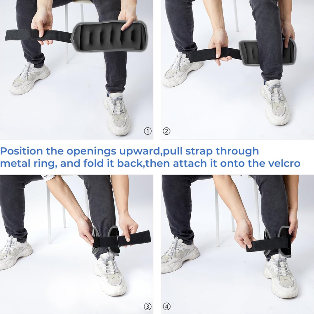 แผ่นถ่วงน้ำหนักข้อเท้าและข้อมื - Ankle Weights บทวิจารณ์และราคา