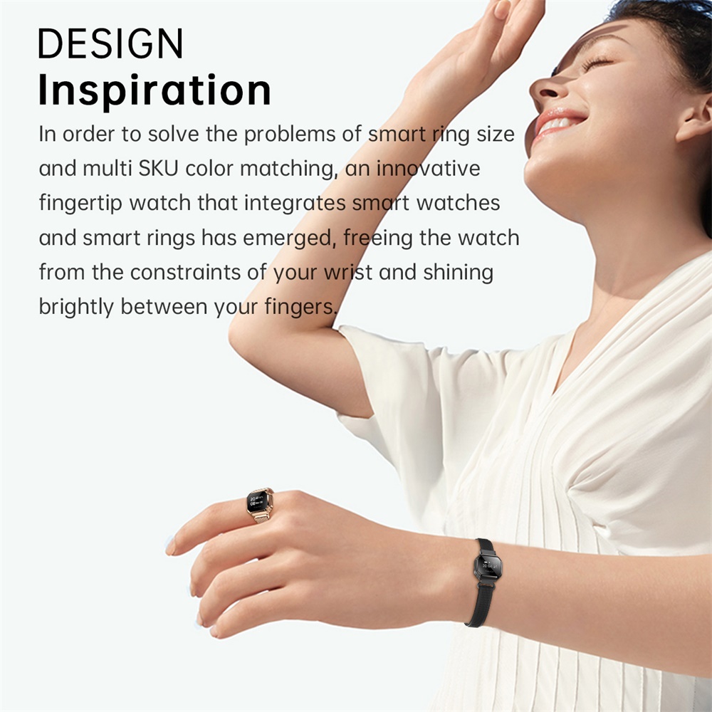 แหวนสมาร์ทหน้าจอ OLED ขนาด 0.4 - Gymnastics Rings บทวิจารณ์และราคา