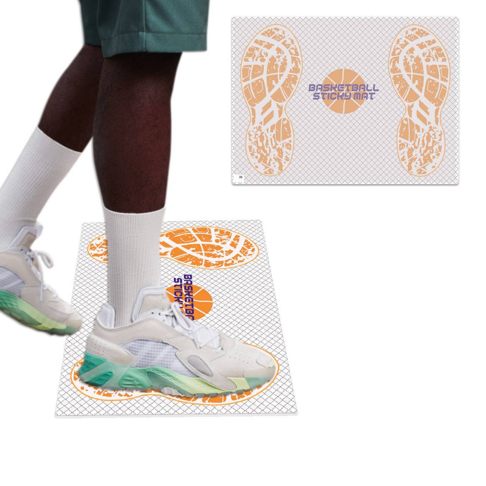 แผ่นรองทำความสะอาดรองเท้าบาสเก - Gym Floor Mats บทวิจารณ์และราคา