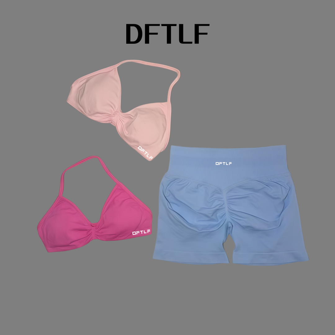 ชุดออกกำลังกาย 2 ชิ้น DFTLF สำ - Yoga Fitness Set บทวิจารณ์และราคา