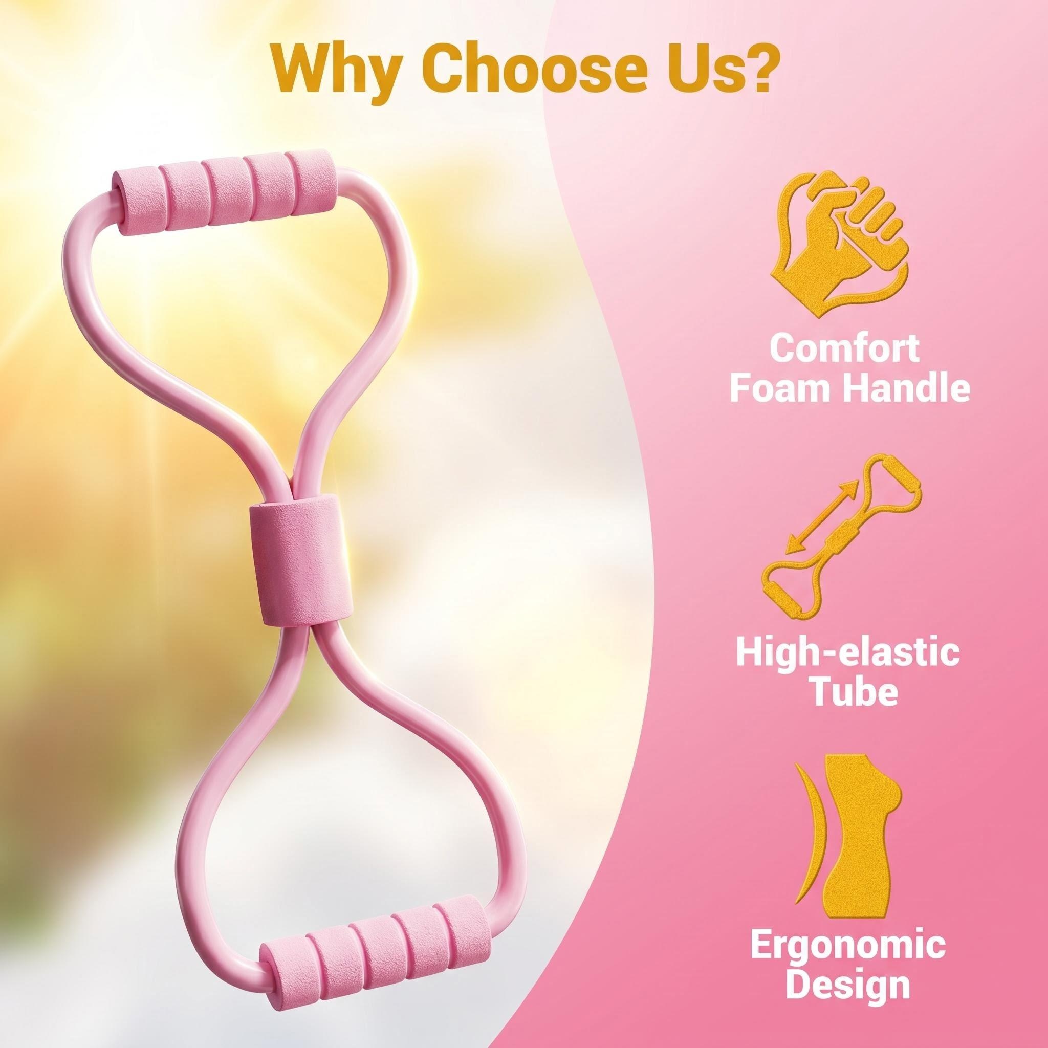 ยางยืดรูปเลข 8 สำหรับออกกำลังก - Figure 8 Resistance Band บทวิจารณ์และราคา