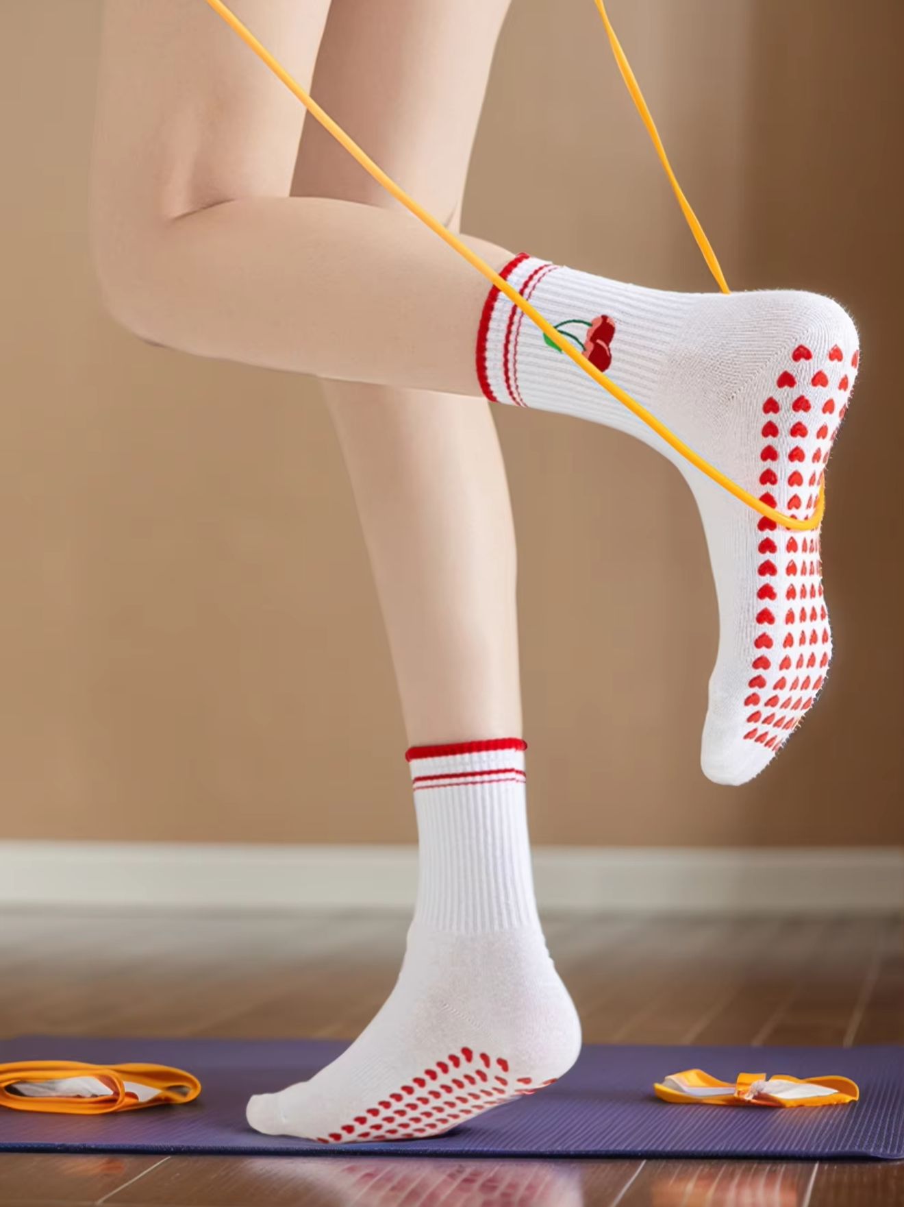 1 คู่ถุงเท้าโยคะมืออาชีพสำหรับ - Yoga Dance & Fitness Center Llc บทวิจารณ์และราคา