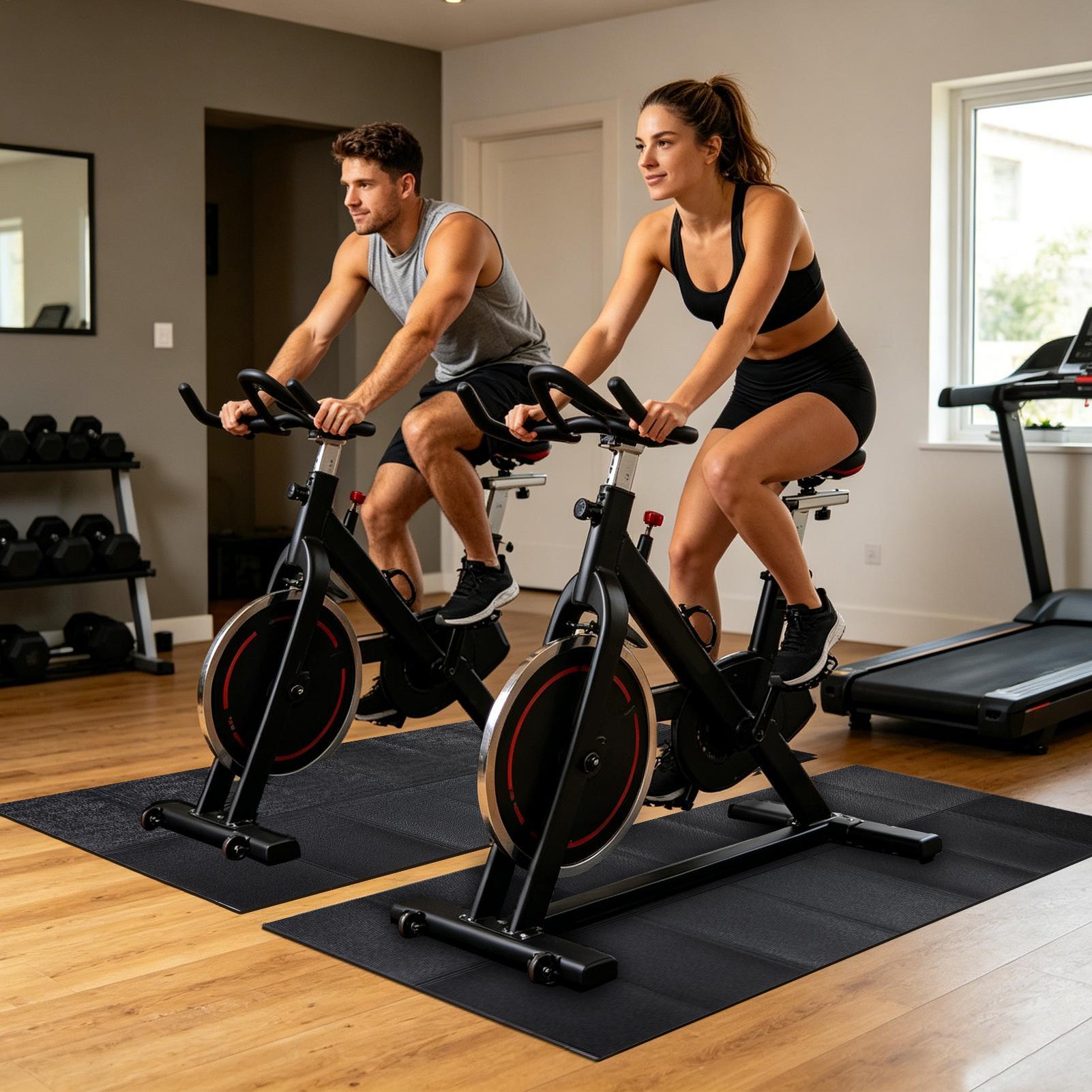 แผ่นรองใต้ลู่วิ่งไฟฟ้าแบบหนาพิ - Gym Floor Mats บทวิจารณ์และราคา