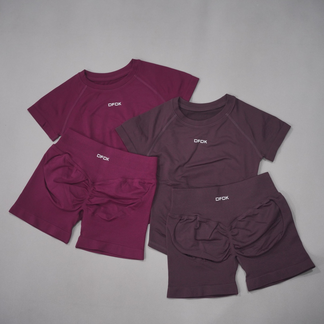ชุดโยคะไร้ตะเข็บ DFWomen 2 ชิ้ - Yoga Fitness Kit บทวิจารณ์และราคา